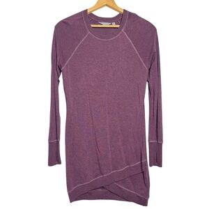 Athleta Shirt Dress Purple Sz Small Athleisure‎ Long Sleeve Soft!